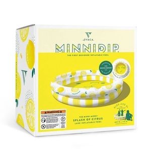 Minnidip Splash Citrus Minni-Minni Kiddie Inflatable Pool Lemons Retro Kids